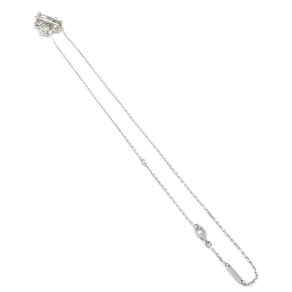 Van Cleef & Arpels Cosmos 18k White Gold Diamond Medium Brooch Pendant Necklace - Picture 11 of 14